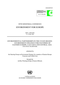 Environmental partnerships in the UN ECE region :
